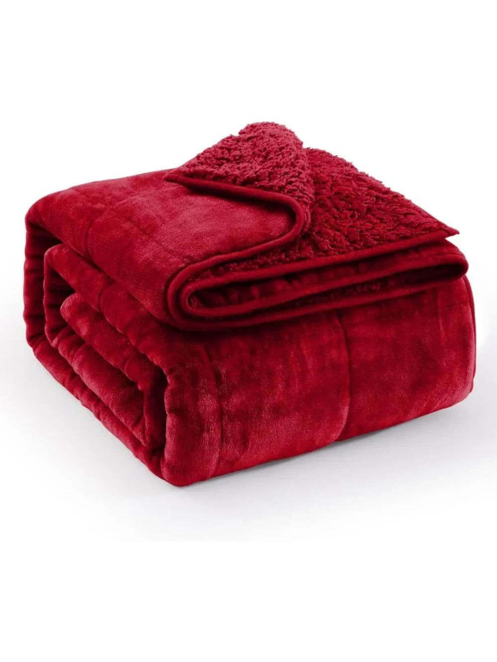 Cozy Ultra Soft 15lbs Sherpa Weighted Blanket, 60